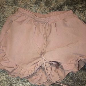 Nordstrom Pink Ruffle Shorts